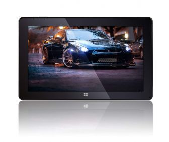 Fusion5 Ultra Slim Windows Tablet PC- (2GB RAM, 32GB Storage, Full size USB 3.0, Intel quad-core, Dual Cameras, HDMI, Bluetooth, Windows 10 Home Tablet Computer) (11.6")