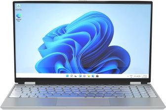 15.6" Lapbook S15 Pro Full HD Windows 11 Laptop - 12GB RAM, 256GB Storage, Intel Quad Core J4125 CPU, Fingerprint Reader, Backlit Keyboard, Thin Bezel, Num-Pad, Detachable Webcam, Dual-Band WiFi