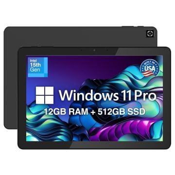 Fusion5 Helios 10 Pro Windows 11 Pro tablet with 12GB DDR5 RAM and 512GB SSD storage