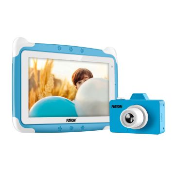 Fusion5 Kids Tablet PC and Kids Camera Combo Deal - Designed for Kids - Learn, study, fun, parental controls (Blue) – Android Tablet | Buy Online with Fusion5