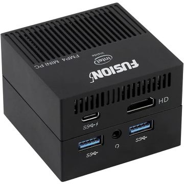 Fusion5 FMP4 Mini PC Windows 11 Pro - Intel Quad Core Mini Computer, 128GB Storage and 8GB RAM - Mini Desktop Computer with Dual Band WiFi, HDMI, USB 3.0, Micro SD Card Slot - Small & Portable – | Buy Online with Fusion5