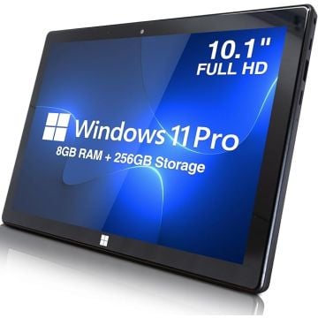Fusion5 10.1" Windows 11 Professional Tablet PC - Ultra Slim Full HD Tablet Computer - 8GB RAM, 256GB M.2 SSD, 10 Inch Display, 5G WiFi, Intel Quad-Core CPU, USB 3.0, Micro HDMI, Dual Cameras – Windows Tablet | Buy Online with Fusion5