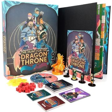 The Hunt For The Dragon Throne Board Game For Kids Ages 8+ For 2 to 4 Players 45-60 Minutes Playing Time Fun Interactive Board Games for Family Night and Game Events – Whats New | Buy Online with Fusion5