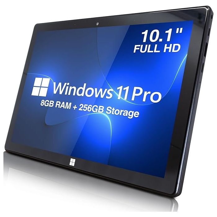 Fusion5 10.1" Windows 11 Professional Tablet PC - Ultra Slim Full HD Tablet Computer - 8GB RAM, 256GB M.2 SSD, 10 Inch Display, 5G WiFi, Intel Quad-Core CPU, USB 3.0, Micro HDMI, Dual Cameras – Windows Tablet | Buy Online with Fusion5