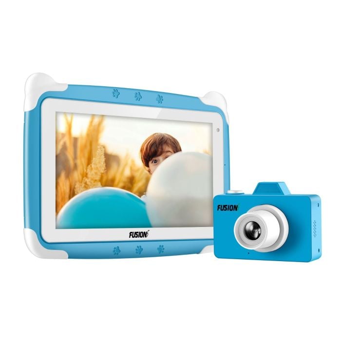 Fusion5 Kids Tablet PC and Kids Camera Combo Deal - Designed for Kids - Learn, study, fun, parental controls (Blue) – Android Tablet | Buy Online with Fusion5