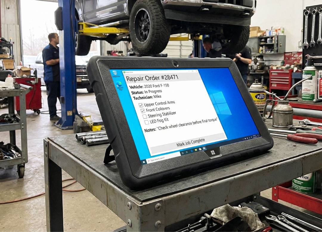 How Auto Shops Use Rugged Tablets for Inventory & Installs