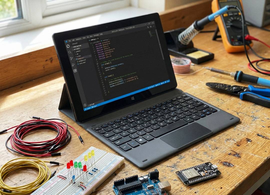 The Best Portable Maker Setup: Transform Your Fusion5 Windows Tablet into a DIY Tech Lab