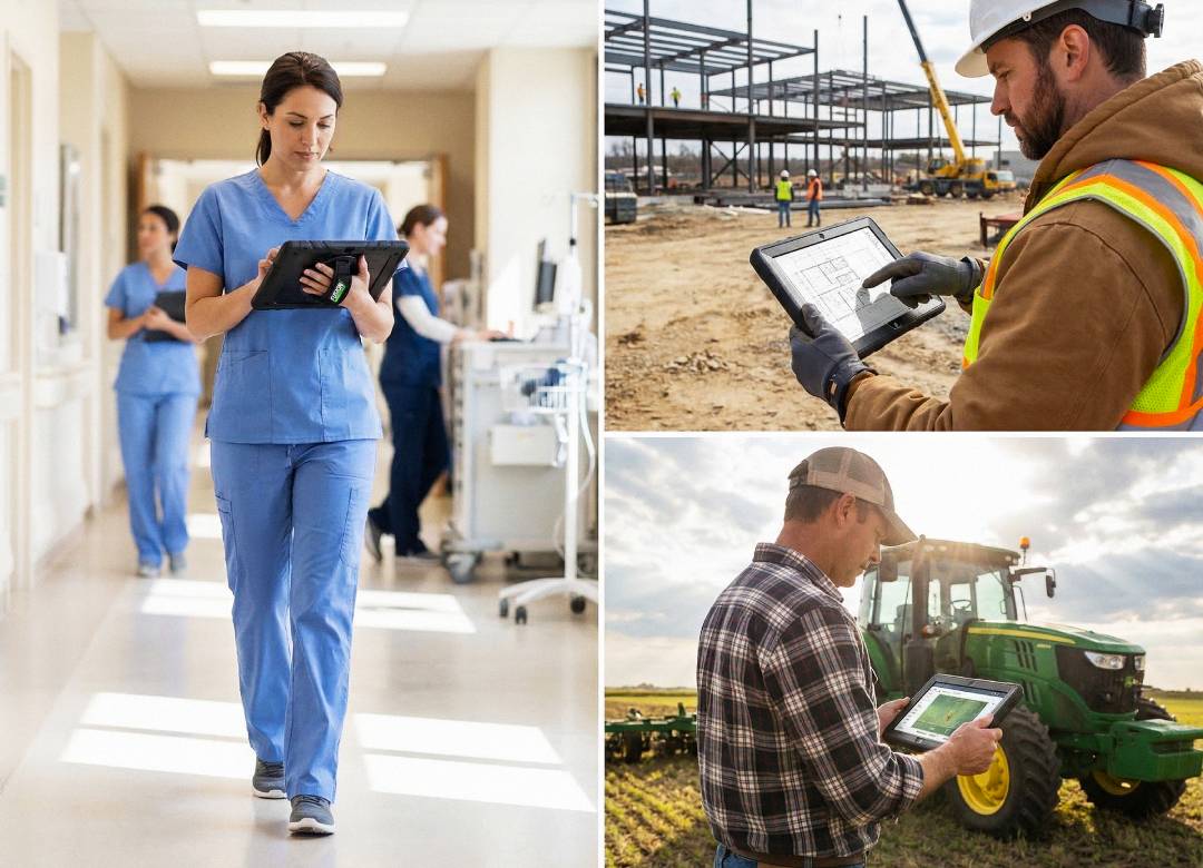 One Tablet, Multiple Industries: How Fusion5 Windows Tablets Keep Teams Moving